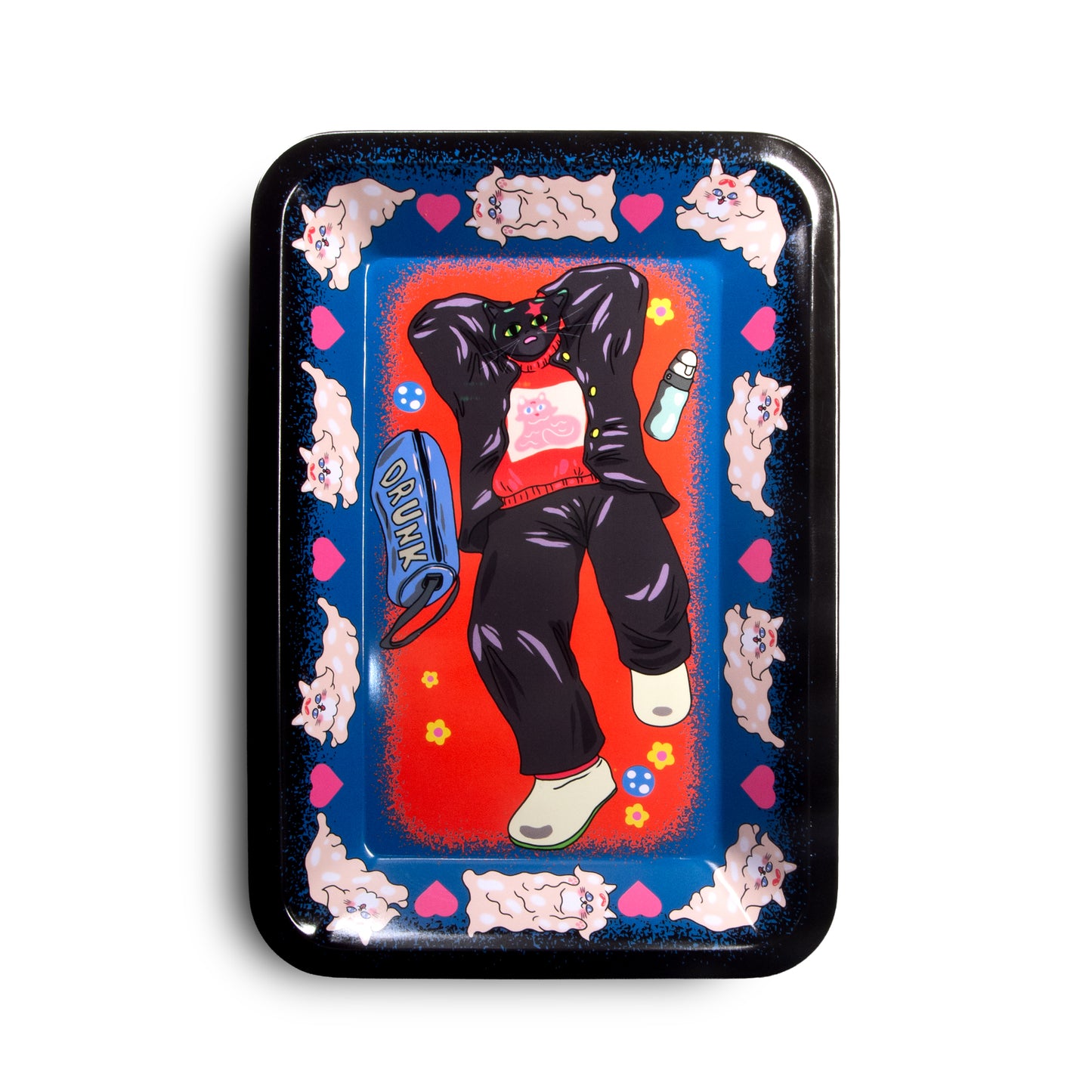 BAD CAT & KITTY // METAL TRAY