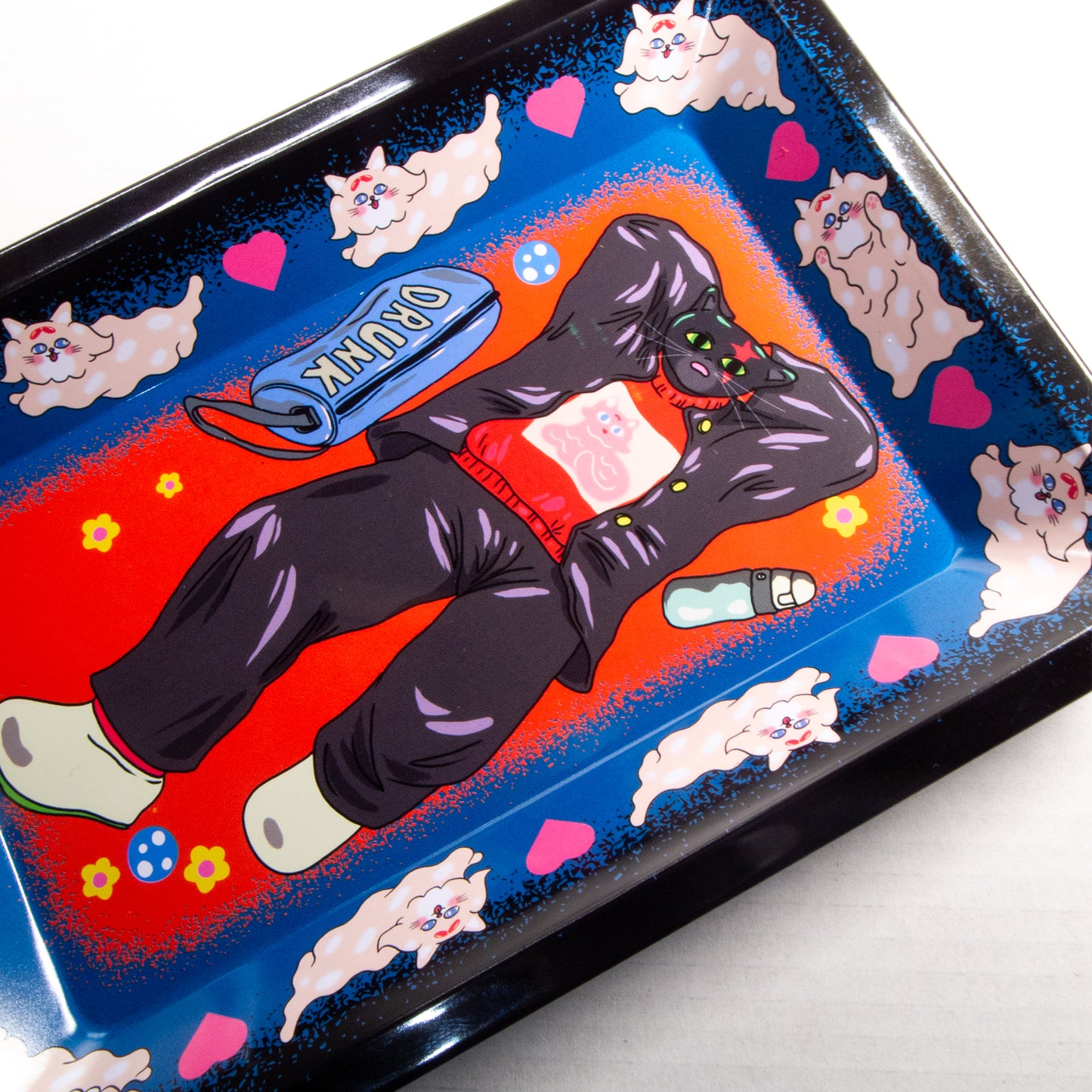 BAD CAT & KITTY // METAL TRAY