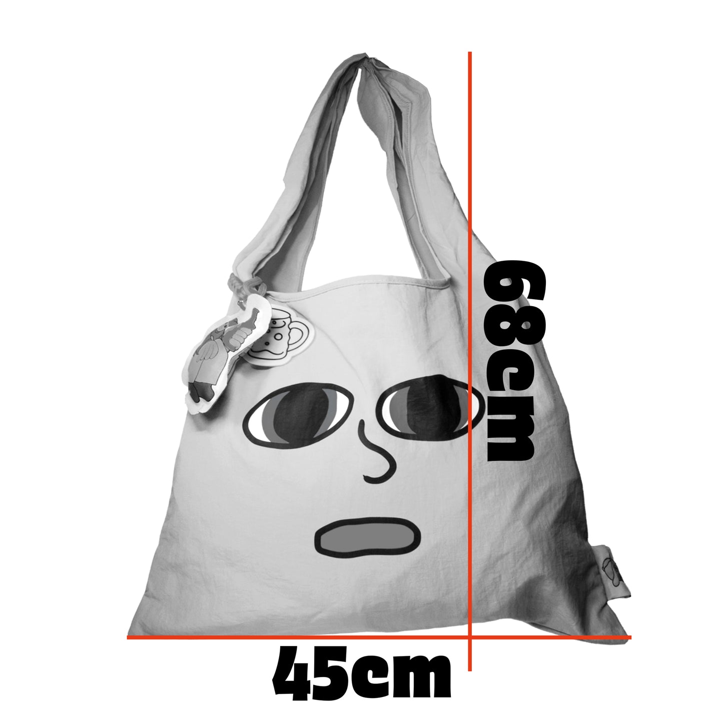 DRUNK BOY // TOTE BAG ＋BAG CHARM